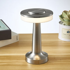 Wireless Portable Table Lamp with Touch Control Dimmable Three Brightness Levels Home Decor