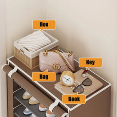 Shoe Cabinet Organizer Simple Storage Multilayer Shoe Rack Cabinet Household Ergonomic Shoe Rack Cabinet