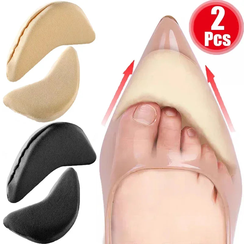 Sponge Forefoot Shoe Insert Pads for Women Pain Relief for High Heel Insoles For Toes Reduce Shoes Size Filler Forefoot Protector Adjustment Shoe Accessories