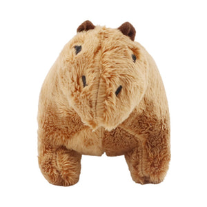 Simulation Capybara Plush Toy Fluffy Capybara Doll Soft Stuffed Animal Toy for Kids and Adults Home Decor