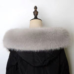Women's Faux Fox Fur Collar Shawl/Scarves Fur Collar Shawl For Winter Coat