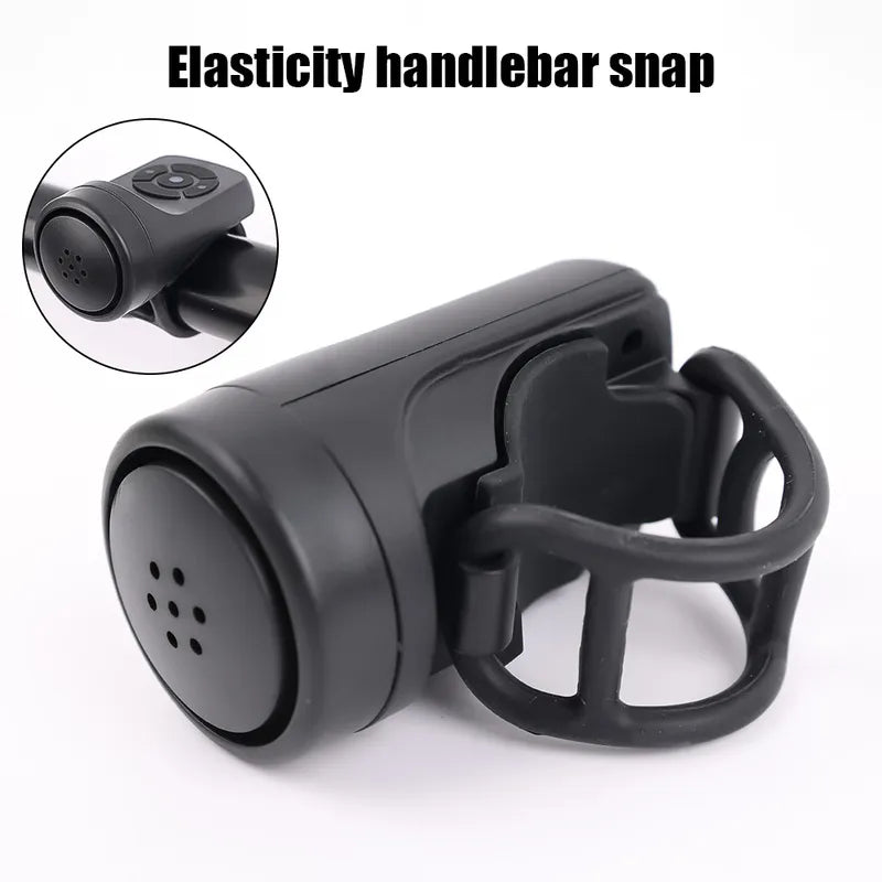 Bicycle Horn Motorbike Electric Horn 4 Modes USB Rechargeable with Anti-Theft ALARM Bike Horn