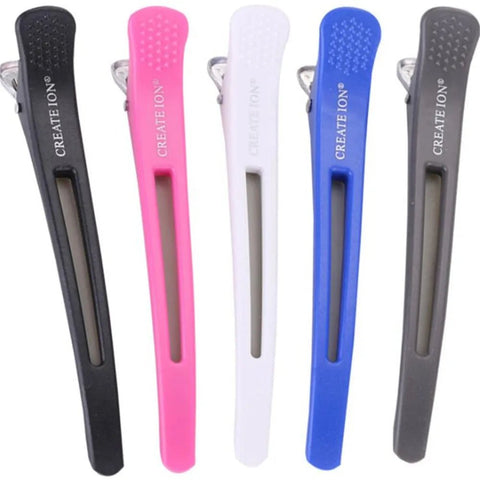 Hair Clips 6-Pack Alligator Clamps Claws Section Hairpins Salon Styling Tools Hair Accessories