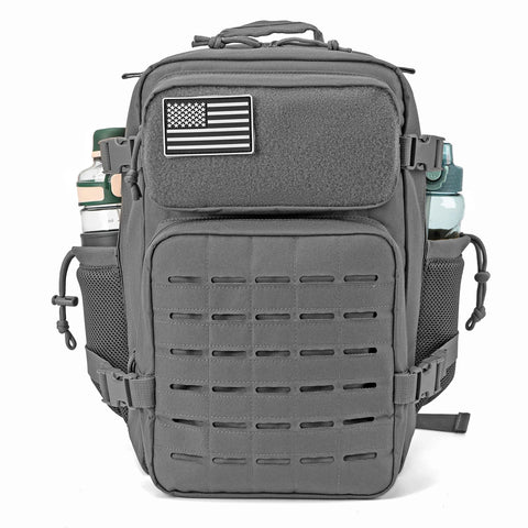 Backpack Tactical Unisex 25L Water-Resistant Multi-Compartment Outdoor Daypack Durable Hiking Travel
