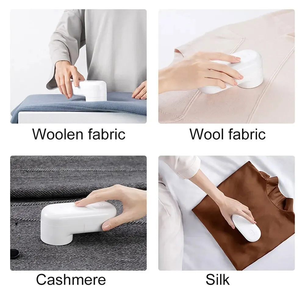 New Portable Rechargeable Lint Remover Cloth Fabric Shaver Fluff Pellet Removal Machine for Clothes Sweaters, etc.