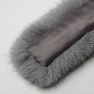 Women's Faux Fox Fur Collar Shawl/Scarves Fur Collar Shawl For Winter Coat
