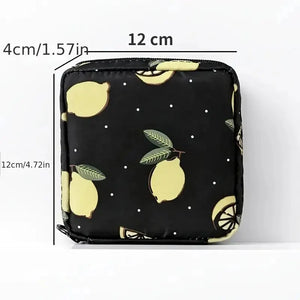 Sanitary Pad Tampon Storage Bag Portable Waterproof Organizer Pouch Cartoon Pattern Sanitary Napkin Bag