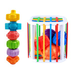 Montessori Toys for 1-2 Year Olds Colorful Cube with Multi Sensory Toys Baby Sensory and Suction Toys