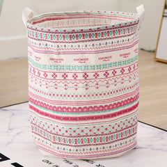 Laundry Basket Cotton & Linen Large Foldable Laundry Hamper Waterproof Laundry Organizer