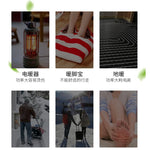 Electric Heated Socks With Battery Case Winter Warm Heating Socks 65℃ Snowmobile Heated Skiing Sock with Controllable Buttons