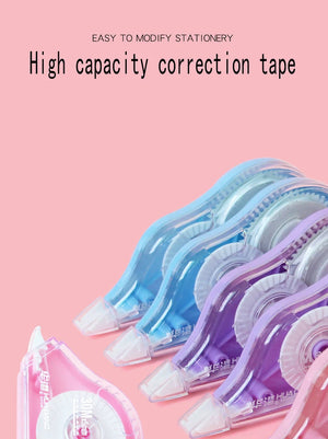 High Capacity Correction Tape - 6 Pack (2834.65 Inches Total) for Students White Color