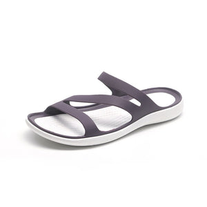 Women's Summer Sandals Slides Flat Low Heel Slippers Casual Beach Outdoor Sandals