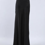 Elegant Satin Black Trumpet Skirts Boutique Fashion High Waist Skirts for Women Office Long Skirt All Seasons