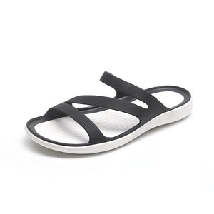 Women's Summer Sandals Slides Flat Low Heel Slippers Casual Beach Outdoor Sandals