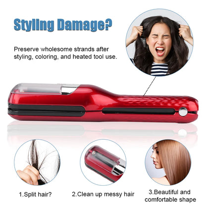 Rechargeable Cordless Split Hair Trimmer, Hair Split Ends Trimmer, Damaged Hair Remover, Hair Care Repair Treatment