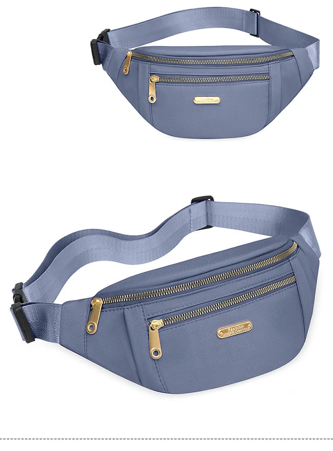 Fannie Pack Waist Bag For Both Men And Women Multifunctional Large Capacity Wear-Resistant Travel Pouch