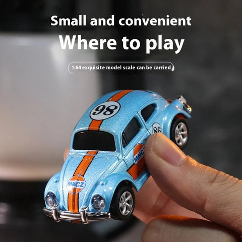 Mini RC Car Remote Control Alloy Toy Car Mobile Phone App Control Beetle Racing Kids Adults