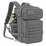 25L Durable Tactical Backpack - Water-Resistant, 25L Capacity, Multi-Compartment Outdoor Daypack