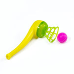 3-Pieces Plastic Pipe Blowing Ball Toy Blow Gun Kids Toys Outdoor Games Balance Training Educational Learning Toys for Children Make Great Gifts