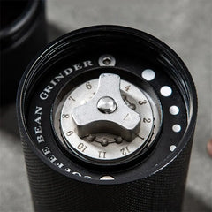 Manual Coffee Grinder Stainless Steel Professional Double Bearing Adjustable Hand Burr Coffee Bean Grinder