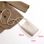 Mobile Phone Bag Small Crossbody Bag New Fashion Versatile Phone Bag Shoulder Bag Soft Vegan Leather Bag