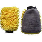 Car Wash Glove Coral Mitt Soft Anti-Scratch Fiber for Car Wash Multifunction Thick Cleaning Glove Detailing Brush