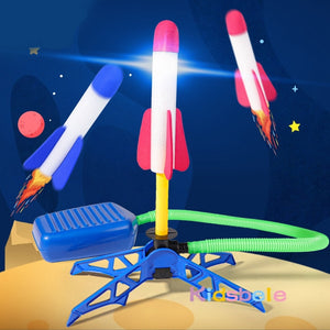 Foot Stomp Air Rocket Launcher Toy Outdoor Activity Game Toy for Kids
