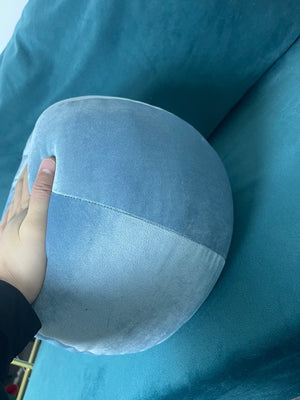 Soft Nordic Pillow Ball-Shaped Solid Stuffed Plush Pillow for Sofa Seat Decorative Cushion Home Office