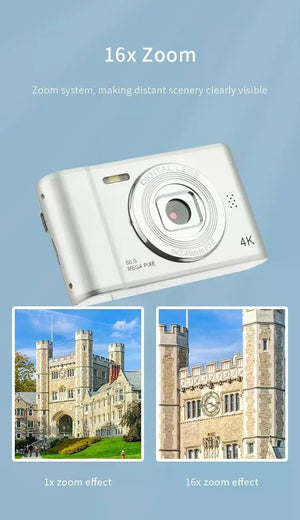 4K Ultra HD Fashion Camera 2.4 Inch Screen - 50 Megapixels