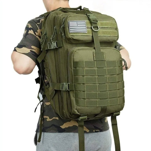 Tactical Backpack Military Waterproof Large Capacity Hiking Trekking Camping Outdoor Adventure Bag