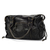 Large Capacity Women's Handbag Italian Style Soft PU Leather Tote Bag Vintage Washed Leather Shoulder Bag