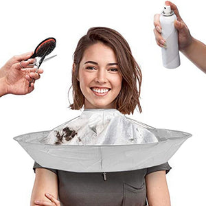 Hair Cutting Cape Barber Gown Cloth Cover Apron Umbrella Hairdressing Salon Catchers