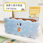 Cartoon Plush Pencil Case for Kids & Adults Cute Plush Cosmetic Bag Large Capacity Student Supplies