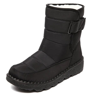 Women's Boots Super Warm Winter Boots With Low Heel & Platform Snow Boots Non Slip Rubber Soles Short Boots