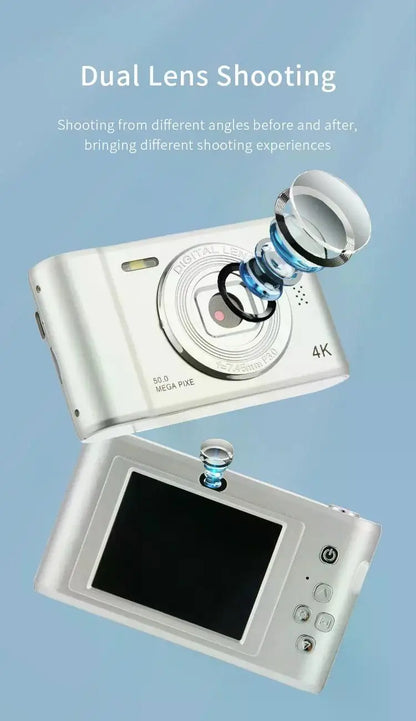 4K Ultra HD Fashion Camera 2.4 Inch Screen - 50 Megapixels