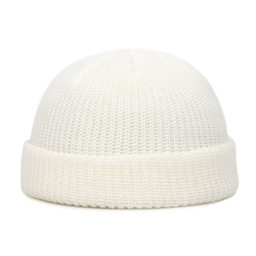 Winter Warm Beanies Casual Short Thread Hat Streetwear Unisex Warm Knit Cap