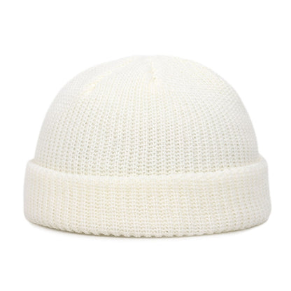 Winter Warm Beanies Casual Short Thread Hat Streetwear Unisex Warm Knit Cap