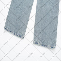 Distressed Blue hems