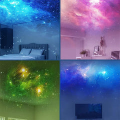 Galaxy Stars LED Projector Night Light Starry Sky Projector Lamp For Kid's Bedroom Home Decoration