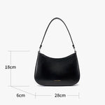 New Fashion Hand Bag Genuine Leather Luxury Handbag Shoulder Underarm Saddle Purse