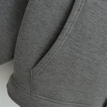 New Fashion Women's Zipper Hoodie Unisex Double Pockets Oversized Loose Sweatshirt Outerwear Top