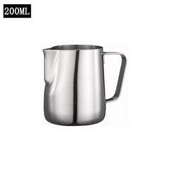 Stainless Steel Milk Frothing Pitcher Non Stick Frothing Jug Milk Steamer for Espresso Machine Latte Cappuccino Cream Frothing Pitcher