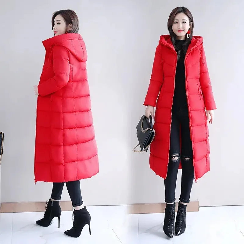 Puffer Coat red