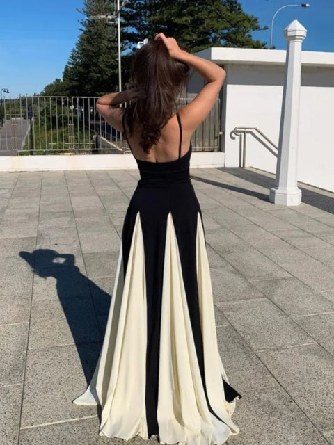 Black and White Maxi Dress