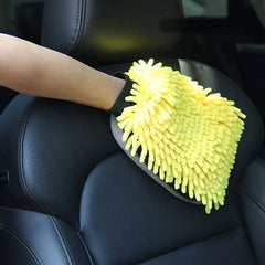 Car Wash Glove Coral Mitt Soft Anti-Scratch Fiber for Car Wash Multifunction Thick Cleaning Glove Detailing Brush