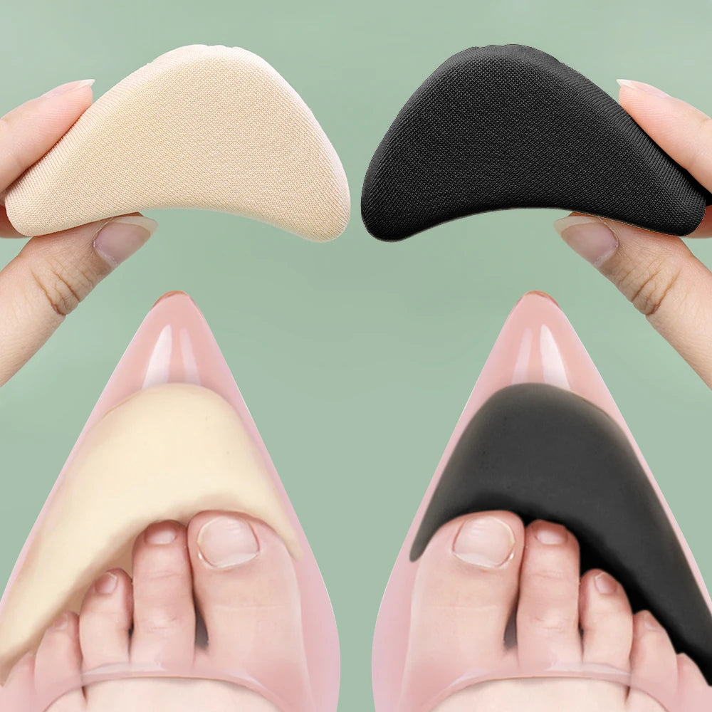 Sponge Forefoot Shoe Insert Pads for Women Pain Relief for High Heel Insoles For Toes Reduce Shoes Size Filler Forefoot Protector Adjustment Shoe Accessories