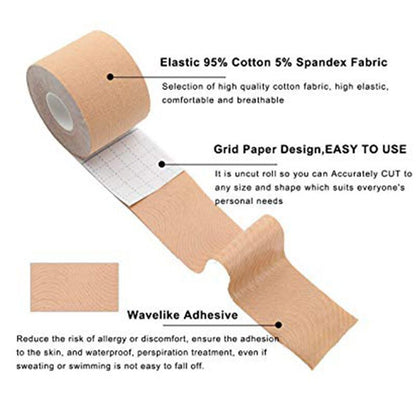 Risque Body Lift Tape Sticky Breathable Adhesive Tape For Strapless Dress, Lift Up Bra Chest Cover