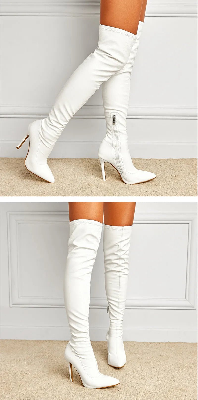 white boots