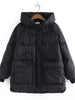 Plus Size Women's Winter Puffer Jackets Hooded Long Thick Cotton Interlayer Inside Large Size 5XL Warm Coat