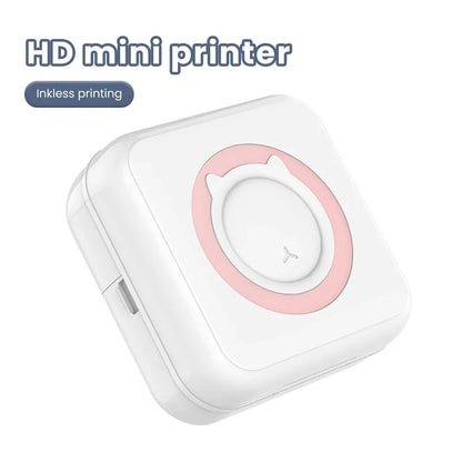 Mini Portable Printer Thermal Sticker Paper Inkless Bluetooth Wireless Android IOS Portable Label Printer